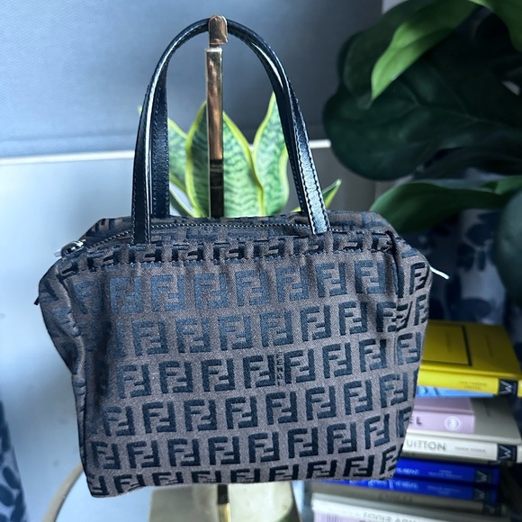 Fendi Handbags - Fendi Zucchino Mini Hand Bag